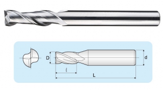 LGC 2-flutes Micro Long Shand End Mills
