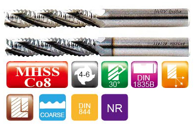 Ultra Cobalt Long-Flute Roughing End Mill
