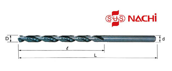 Straigh Shank Twist Long Drills