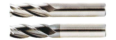 Standard Cobalt High-Speed Steel End Mill- 4-flute